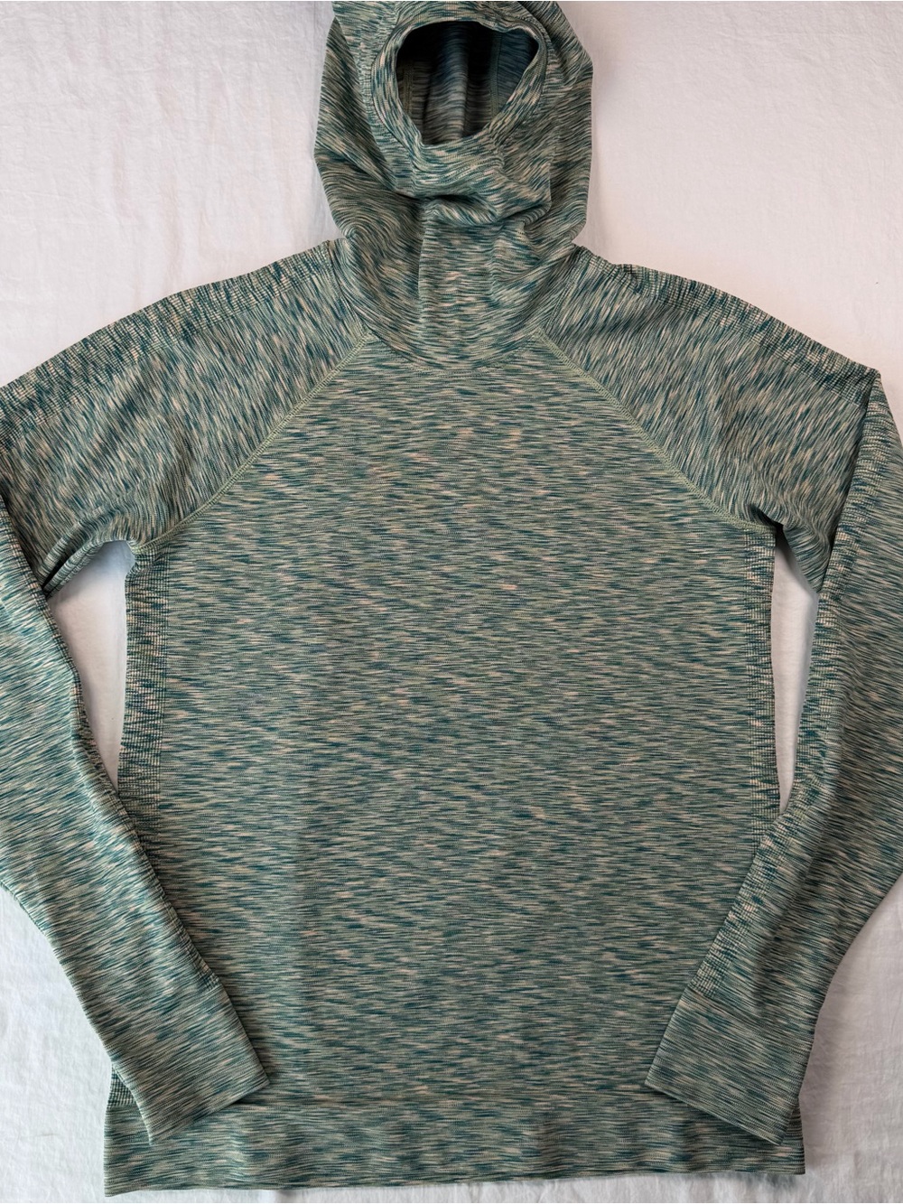 Sweaty Betty Space Dye Hoodie Women’s Teal Green Base Layer SB8509